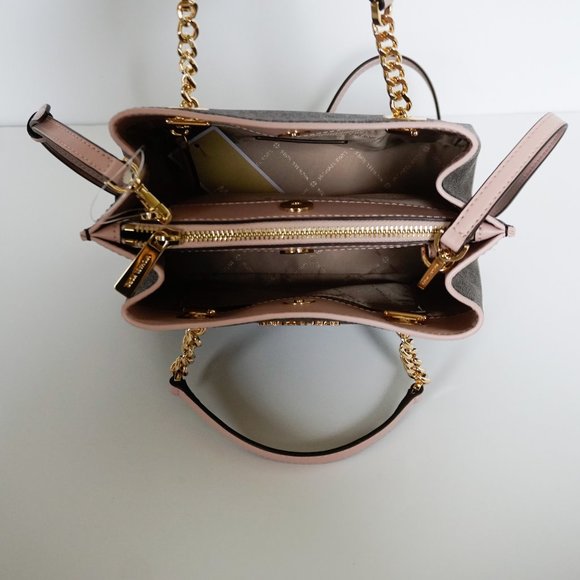 Michael Kors S Xbody Bag & Wallet MK Brown Pink - Picture 8 of 15